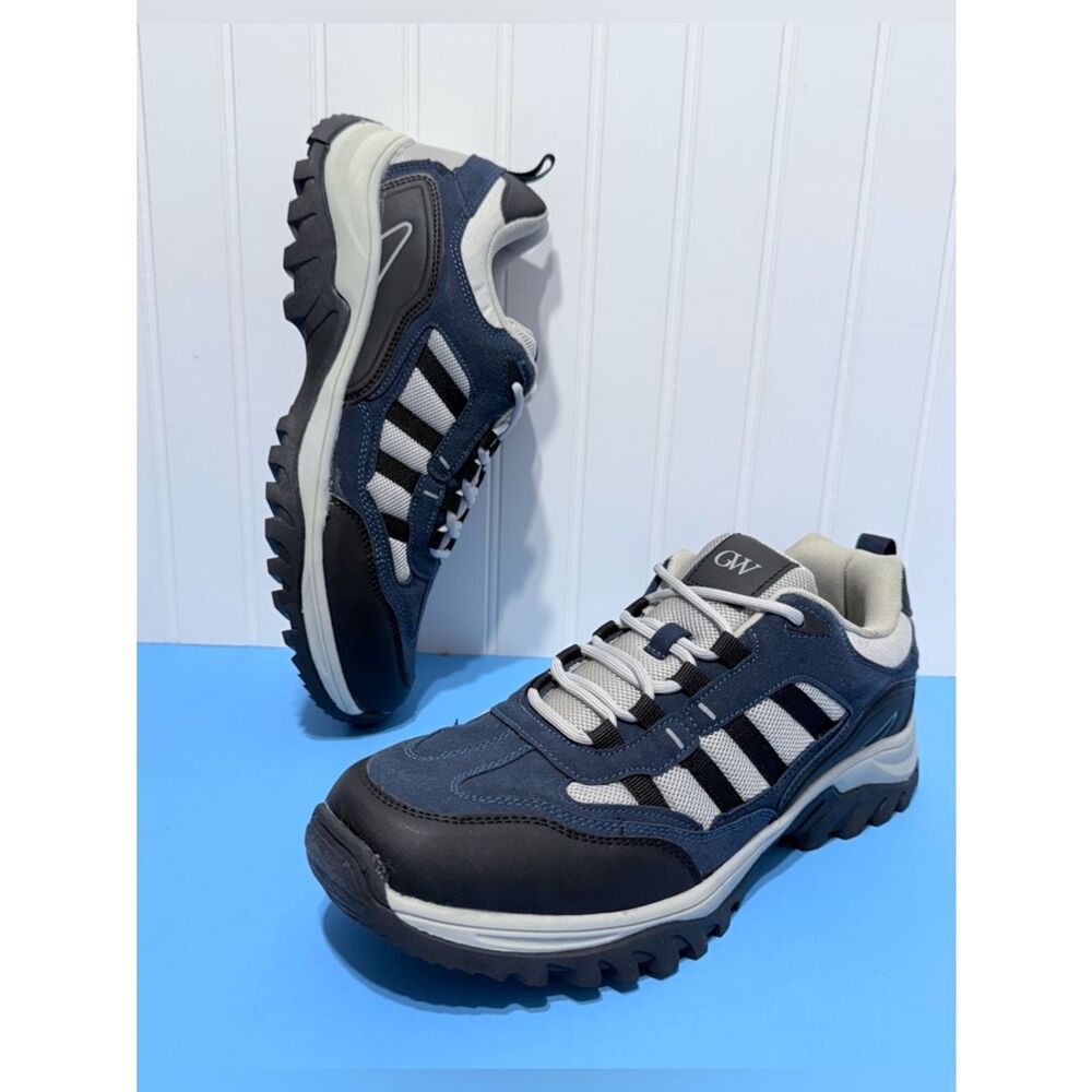 G-West Men's Navy and Gray‎ Sneakers Size 12
